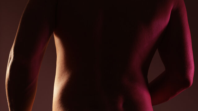 Man body torso. Shadow man. Male. Photo. People. Torso. Fit body. Fitness. Light