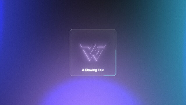 Modern SaaS Intro Logo Reveal with Glass Card &ndash; Clean Tech Brand Opener for Software Product Demo Video