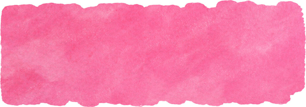 Pink Watercolor Banner