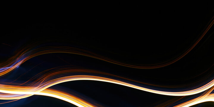 fiery azure light trails swirl across void backdrop evoking kinetic energy for advertising web design social media editorial projects radiating vibrant dynamic motion
