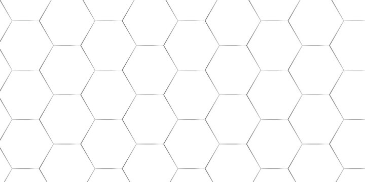 White abstract honeycomb mosaic and tile geometric hexagon geometric digital technology polygon science vintage square mosaic and web cover business texture.