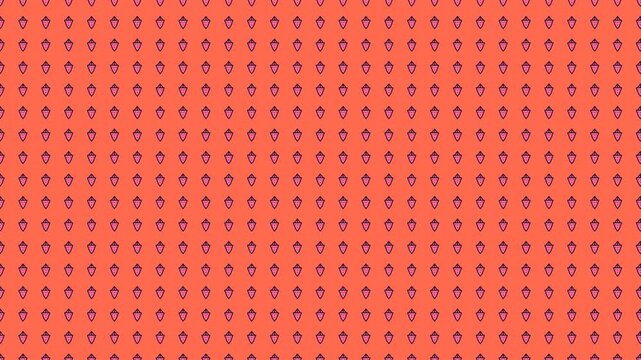 Pink Triangle Strawberry Pattern Loop