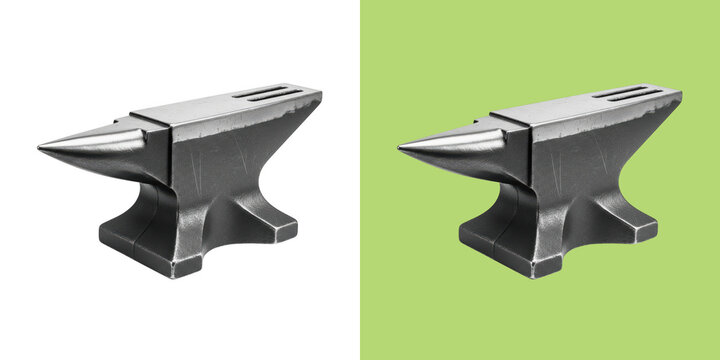 Heavy metal anvil tool for blacksmith work high quality graphic transparent png