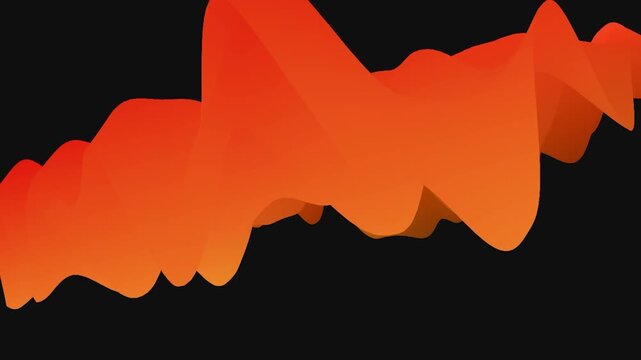 Motion vector illustration of an orange fire video.