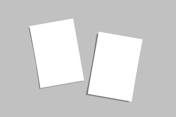 Fototapeta premium A5 Brosur Mockup Your Design Here