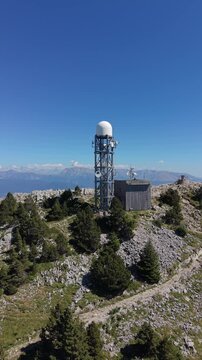 Moucherotte summit dominating Grenoble in the French Alps