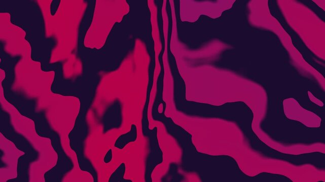 Abstract Topographic Map Contour Lines Background with Glowing Gradient Wave Motion