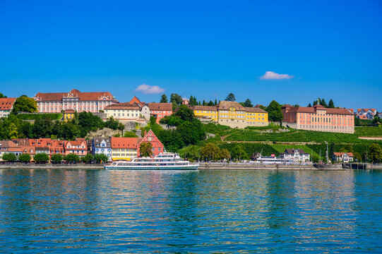 Historic Meersburg on Lake Constance, travel destination in Germany