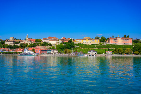 Historic Meersburg on Lake Constance, travel destination in Germany
