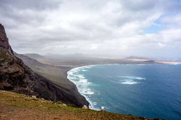 Fototapeta premium Northwest coast of the Canary Island of Lanzarote