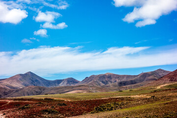 Fototapeta premium Los Ajaches area in the south of the Canary Island of Lanzarote