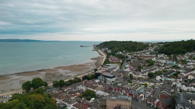 aerial view of Swansea Bay