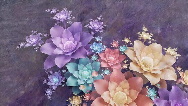 Colorful flowers bloom in a garden during daylight while insects move around them