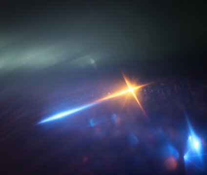 Abstract background of soft focus bokeh lights