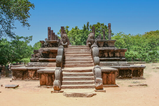 famous kings temple in Polonnaruwa, Sri Lanka