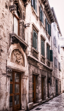 Diocletian Palace Old Town In Split, Croatia