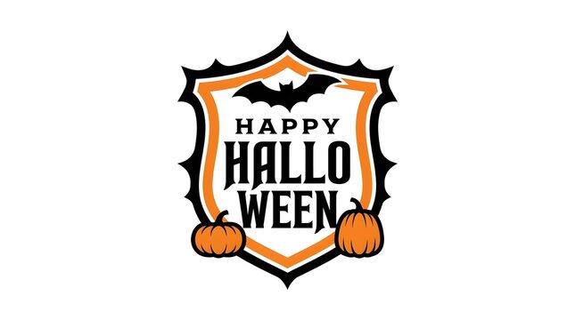 Celebrate the spooky season with delightful halloween typography featuring pumpkins bats and a festive creepy and fun atmosphere