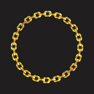 round gold chain