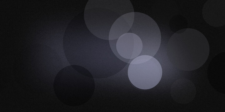 Dark moody bokeh circles blur with deep charcoal gradients for sleek digital background.