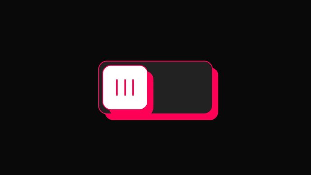 Minimalist Toggle Switch Button Animation for Modern User Interface Design and Software Development
