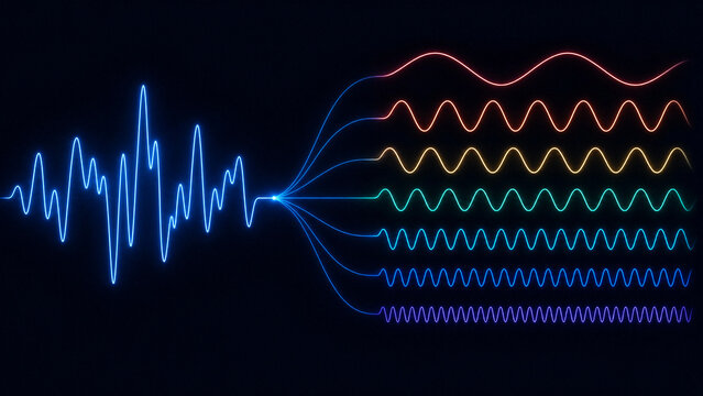  Fourier Transform Waveform Decomposition Sine Waves