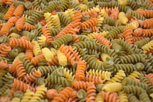 Background image of colorful spiral paste