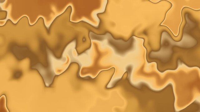 Warm Pastel Ochre Sand Fluid Wave Abstract Visual