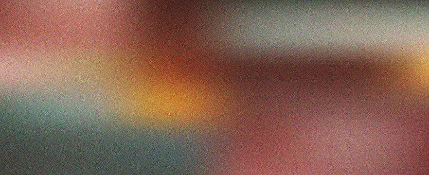 Abstract smooth gradient texture with grain effect in warm sunset orange and deep red tones