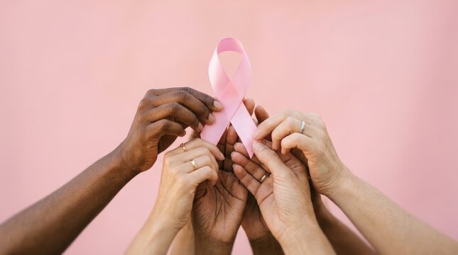 United in hope a powerful visual representation of breast cancer awareness month supporting research early detection and empowering individuals affected by this disease