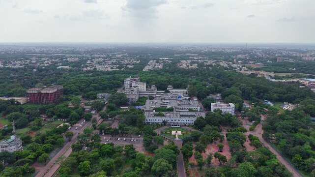 Aerial View of Bhilai Steel Plant Chhattisgarh India