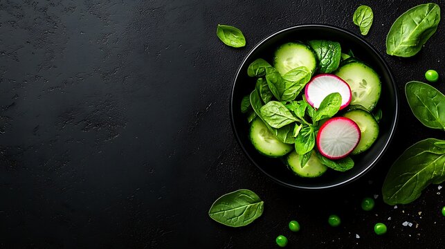 Fresh salad ingredients