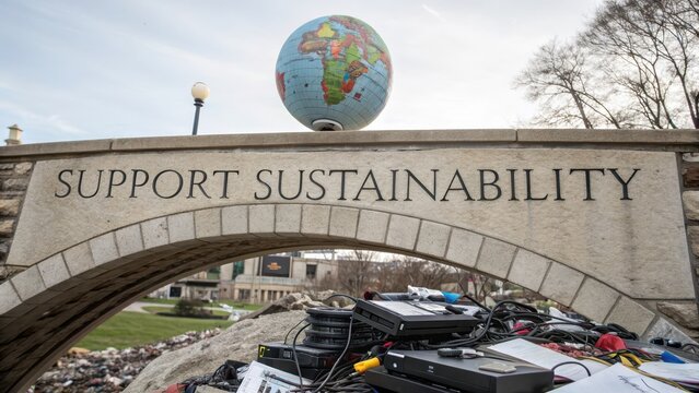 Support Sustainability with Globe and Technology in Urban Setting