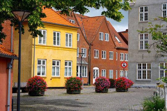 Tonder/Tondern, d&auml;nische Kleinstadt Syddanmark, Altstadtszene