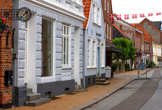 Tonder/Tondern, d&auml;nische Kleinstadt Syddanmark, Altstadtszene