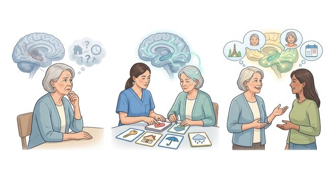Cognitive decline in elderly patients, memory loss, and brain health support