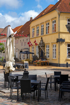 Tonder/Tondern, d&auml;nische Kleinstadt Syddanmark, Altstadtszene