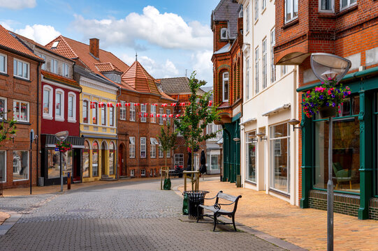 Tonder/Tondern, d&auml;nische Kleinstadt Syddanmark, Altstadtszene