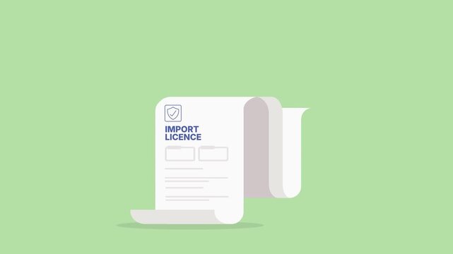 Import License Official Trade Document	