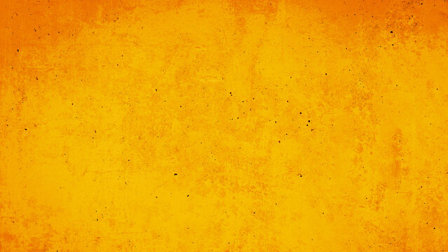 Abstract yellow watercolor painted paper texture background banner