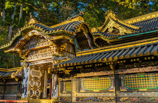 At Toshogu shrine, Nikko (Tochigi Prefecture, Kansai region, Honshu, Japan)