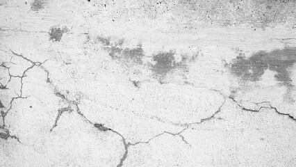 Naklejka na ściany i meble Monochrome distressed texture. black and white scratched and cracked grunge grainy urban banner panorama long. Dust overlay distress grainy grungy effect, isolated on transparent background png