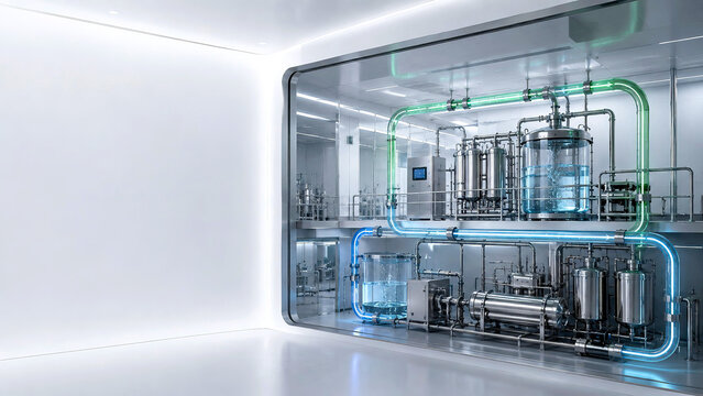 Sustainable Pharmaceutical Wastewater Treatment System with Closed Loop Water Recycling