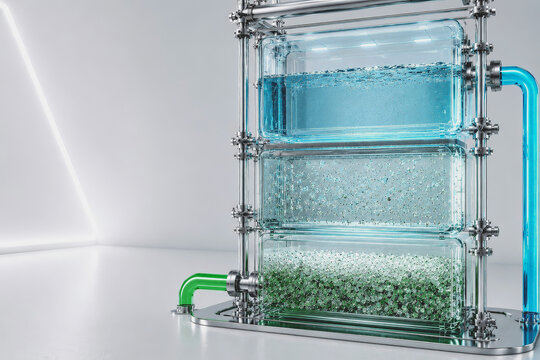 Three Stage Water Treatment System for Nutrient Recovery and Struvite Crystallization