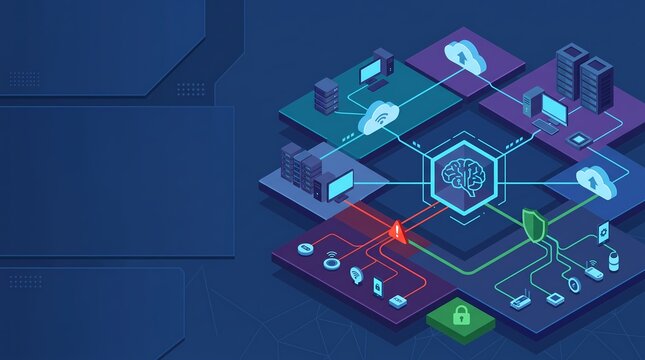 Advanced Artificial Intelligence Network Infrastructure and Cybersecurity Defense Monitoring