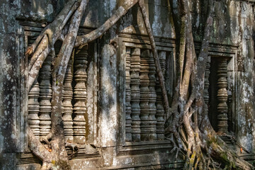 Obraz premium ruines du temple de Beng Mealea dans le complexe d'Angkor à Siem Reap au Cambodge