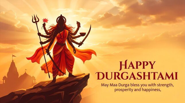 Godess Durga on Maha Navratri, Navadurga, Durga Puja, Sharad Navratri, Jyeshtha Shukla Ashtami/Masik Durga Ashtami, Mahanavami, Vijayadashami, Dussehra, Durga/Mahakali/Jagadamba, Bhavani