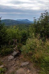 Mountain Landscape between Kleiner Arber and Enzian with View over the Bavarian Forest and Upper Palatinate, Germany © Annabell Gsödl