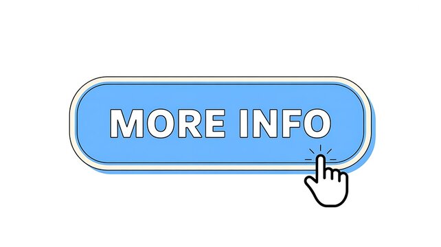 Blue More Info button with a mouse cursor clicking on a web interface element.