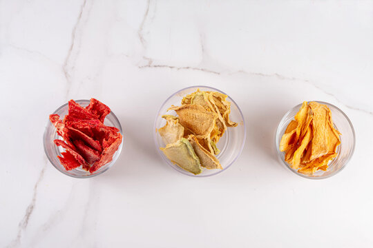 Watermelon and Melon Dried Jerky, Homemade  Air Fryer Dehydrated Watermelon and Melon slices, Raw Vegan Chewy Watermelon and Yellow Melons Candy, healthy fruit alternative for traditional sweets
