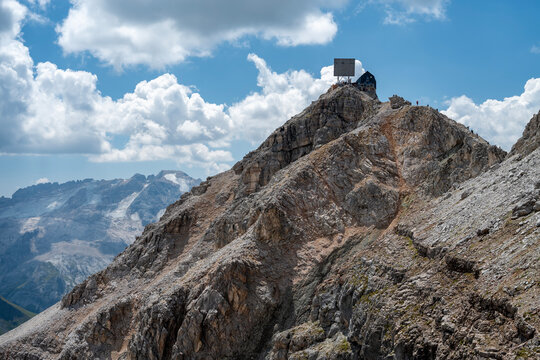 Piz Boe is a peak in the Dolomites in northern Italy. The highest peak in the Sella massif.